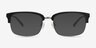 Wizard Black Acetate-metalEyeglass Frames from EyeBuyDirect, with Tinted Lenses