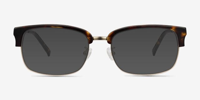 Wizard Tortoise Acetate-metalEyeglass Frames from EyeBuyDirect, with Tinted Lenses