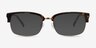 Wizard Tortoise Acetate-metalEyeglass Frames from EyeBuyDirect, with Tinted Lenses