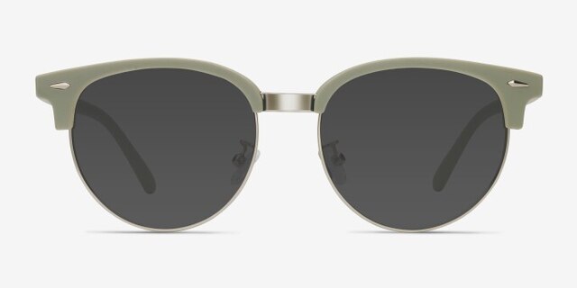 Narita Light Green MetalEyeglass Frames from EyeBuyDirect, with Tinted Lenses