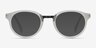 Aisu Matte White MetalEyeglass Frames from EyeBuyDirect, with Tinted Lenses