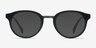 Aisu Matte Black MetalEyeglass Frames from EyeBuyDirect, with Tinted Lenses