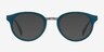 Aisu Matte Green Plastic-metalEyeglass Frames from EyeBuyDirect, with Tinted Lenses