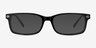 Requiem Black AcetateEyeglass Frames from EyeBuyDirect, with Tinted Lenses