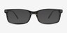 Requiem Gray Striped Acetate-metalEyeglass Frames from EyeBuyDirect, with Tinted Lenses