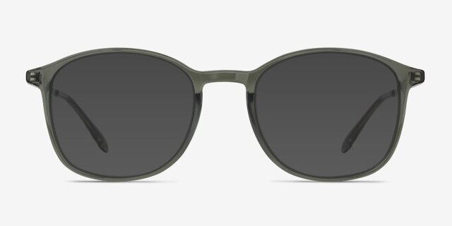 Civilization Gray MetalEyeglass Frames from EyeBuyDirect, with Tinted Lenses