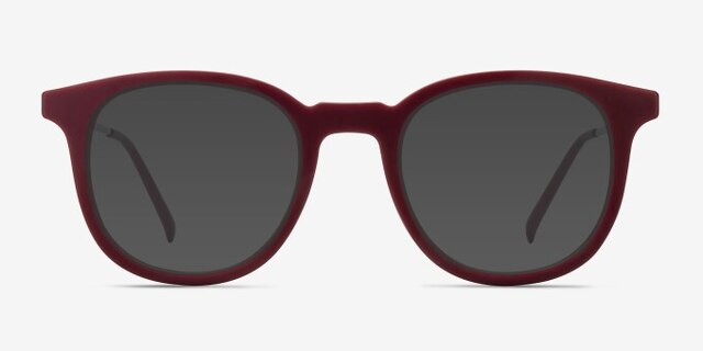 Chance Matte Scarlet MétalMontures de lunettes de vue d'EyeBuyDirect, Avec des Verres Teintés