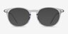 Mood Transparent Acetate-metalMontures de lunettes de vue d'EyeBuyDirect, Avec des Verres Teintés