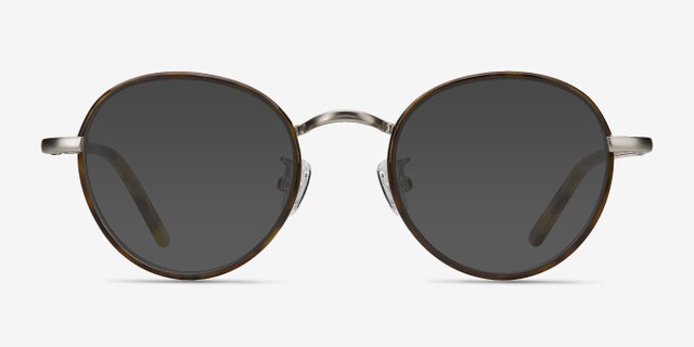 Anywhere Tortoise Acetate-metalEyeglass Frames from EyeBuyDirect, with Tinted Lenses