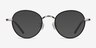 Anywhere Black AcetateEyeglass Frames from EyeBuyDirect, with Tinted Lenses