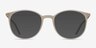 Tangent Transparent MétalMontures de lunettes de vue d'EyeBuyDirect, Avec des Verres Teintés
