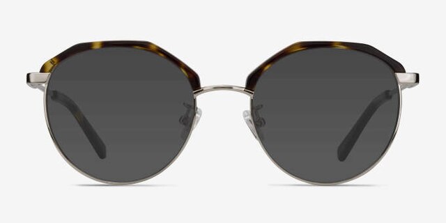 Festival Tortoise Acetate-metalEyeglass Frames from EyeBuyDirect, with Tinted Lenses