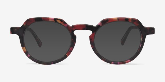 Phantasm Speckled Rose Acetate-metalMontures de lunettes de vue d'EyeBuyDirect, Avec des Verres Teintés