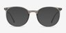 Marilou Clear Gray Plastic-metalMontures de lunettes de vue d'EyeBuyDirect, Avec des Verres Teintés
