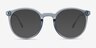 Grin Clear Blue MetalEyeglass Frames from EyeBuyDirect, with Tinted Lenses