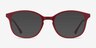 Villa Raspberry Plastic-metalEyeglass Frames from EyeBuyDirect, with Tinted Lenses
