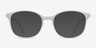 Villa White MetalEyeglass Frames from EyeBuyDirect, with Tinted Lenses