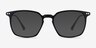 Ghostwriter Matte Black Plastic-metalMontures de lunettes de vue d'EyeBuyDirect, Avec des Verres Teintés