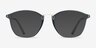 Crave Matte Gray MétalMontures de lunettes de vue d'EyeBuyDirect, Avec des Verres Teintés