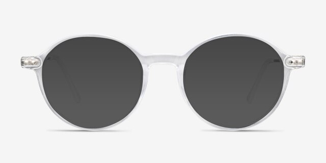Hijinks Clear Plastic-metalEyeglass Frames from EyeBuyDirect, with Tinted Lenses