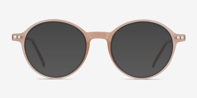 Hijinks Pink MetalEyeglass Frames from EyeBuyDirect, with Tinted Lenses