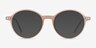 Hijinks Pink MetalEyeglass Frames from EyeBuyDirect, with Tinted Lenses