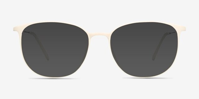 Strike White Plastic-metalEyeglass Frames from EyeBuyDirect, with Tinted Lenses