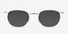 Links White MetalEyeglass Frames from EyeBuyDirect, with Tinted Lenses