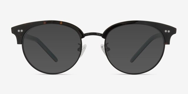 Annabel Tortoise Acetate-metalEyeglass Frames from EyeBuyDirect, with Tinted Lenses