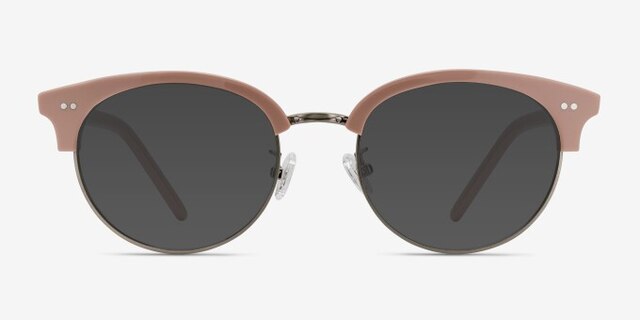 Annabel Pink Acetate-metalEyeglass Frames from EyeBuyDirect, with Tinted Lenses