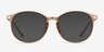 Lindsey Clear Orange Plastic-metalEyeglass Frames from EyeBuyDirect, with Tinted Lenses
