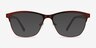 Volary Red Acetate-metalEyeglass Frames from EyeBuyDirect, with Tinted Lenses