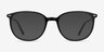 Eros Black Acetate-metalEyeglass Frames from EyeBuyDirect, with Tinted Lenses