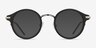 Roto Black Acetate-metalEyeglass Frames from EyeBuyDirect, with Tinted Lenses
