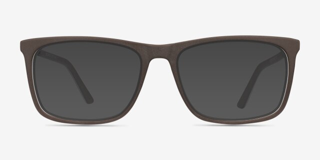 Instance Brown Acetate-metalEyeglass Frames from EyeBuyDirect, with Tinted Lenses