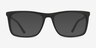 Instance Noir Acetate-metalMontures de lunettes de vue d'EyeBuyDirect, Avec des Verres Teintés