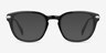 Quazar Black AcetateEyeglass Frames from EyeBuyDirect, with Tinted Lenses