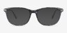 Grid Striped Acetate-metalEyeglass Frames from EyeBuyDirect, with Tinted Lenses