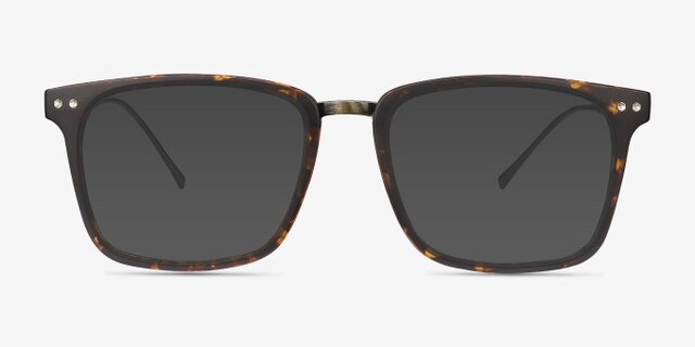 Forte Tortoise Plastic-metalEyeglass Frames from EyeBuyDirect, with Tinted Lenses