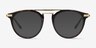 Alba Tortoise Acetate-metalEyeglass Frames from EyeBuyDirect, with Tinted Lenses