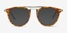 Alba Light Tortoise Acetate-metalEyeglass Frames from EyeBuyDirect, with Tinted Lenses