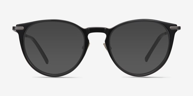 Iris Noir AcétateMontures de lunettes de vue d'EyeBuyDirect, Avec des Verres Teintés