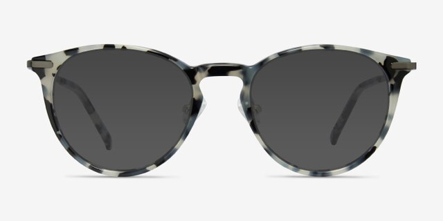 Iris Ivory Tortoise Acetate-metalEyeglass Frames from EyeBuyDirect, with Tinted Lenses