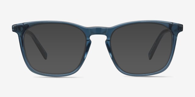Tuesday Green Acetate-metalEyeglass Frames from EyeBuyDirect, with Tinted Lenses