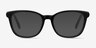 Kat Black Acetate-metalEyeglass Frames from EyeBuyDirect, with Tinted Lenses