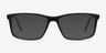 Marvel Bleu Acetate-metalMontures de lunettes de vue d'EyeBuyDirect, Avec des Verres Teintés
