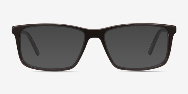 Marvel Brown Acetate-metalEyeglass Frames from EyeBuyDirect, with Tinted Lenses
