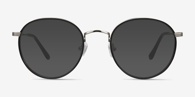 Alchemist Noir Acetate-metalMontures de lunettes de vue d'EyeBuyDirect, Avec des Verres Teintés