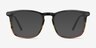 Glory Gray Striped Acetate-metalEyeglass Frames from EyeBuyDirect, with Tinted Lenses