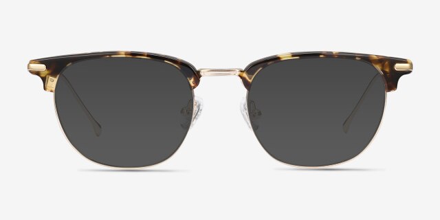 Relive Tortoise Golden Acetate-metalEyeglass Frames from EyeBuyDirect, with Tinted Lenses